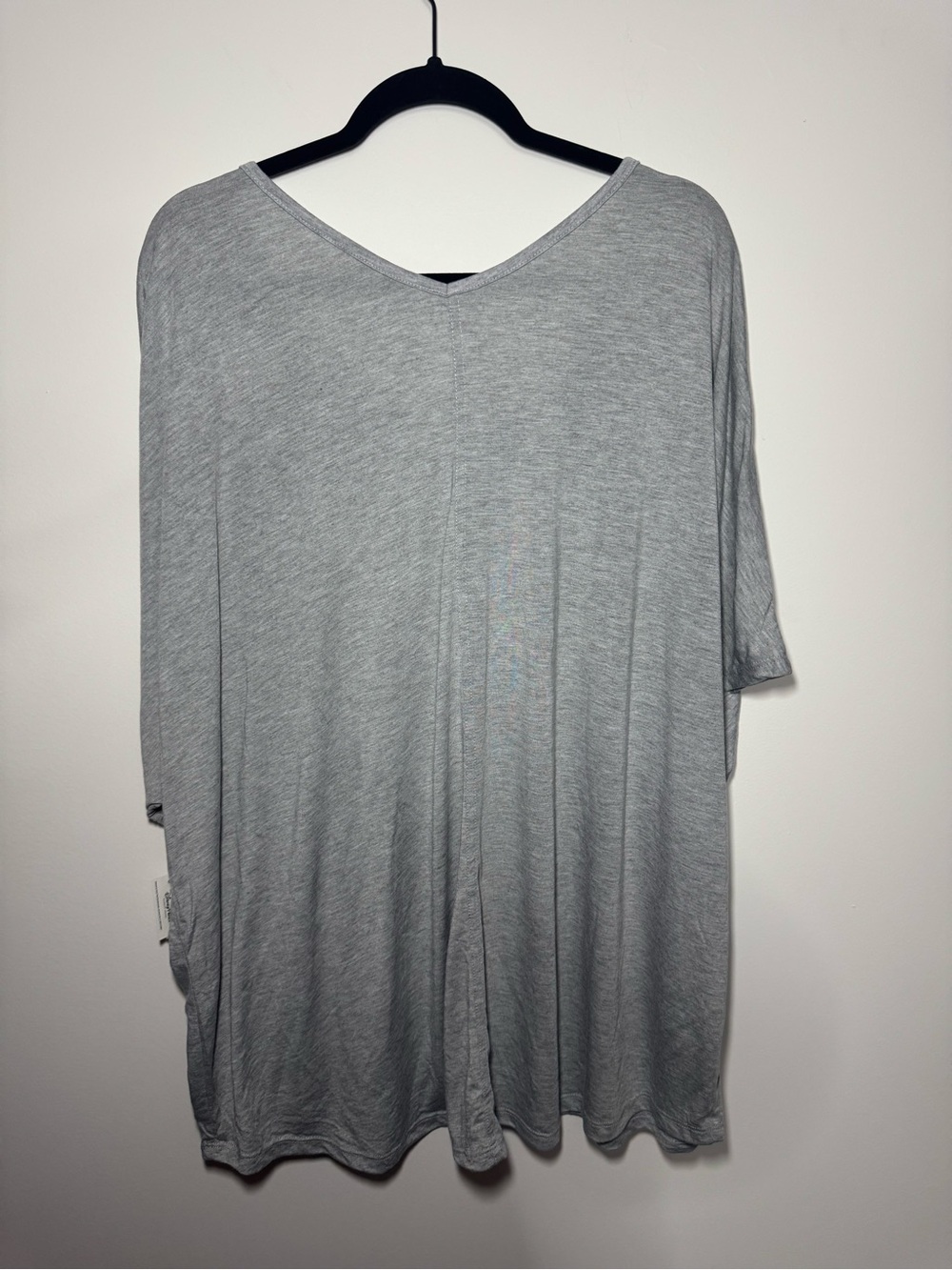 NWT Disneyland Mickey Mouse Purple Sequin Gray Tunic Blouse Plus Size 3X - Picture 4 of 5